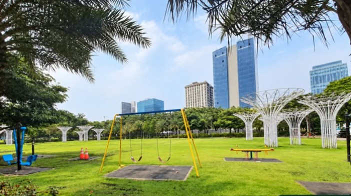 Filinvest Great lawn uses GP-30 pavers beneath the grass surface