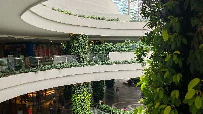 Ayala North Exchange pic / Greenwall using VF-pro mini