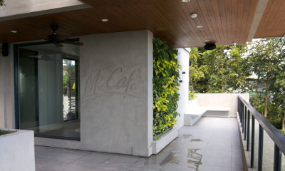 Mcdonalds Tagaytay Greenwall / Vertical Garden using VF-2